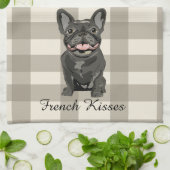 Linge De Cuisine Baisers Français (Plié)