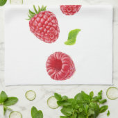 Linge De Cuisine Baisse des framboises (Plié)