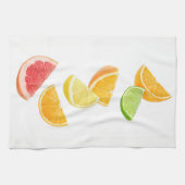 Linge De Cuisine Baisse des tranches d'agrumes (Horizontal)