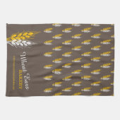 Linge De Cuisine Bakers blé brun jaune graphique commercial promo (Horizontal)