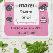 Linge De Cuisine Baker's Tea Towel Gran, Dad, Mum, Gift (Pink)  (Plié)