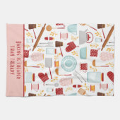 Linge De Cuisine Baking Dit Cuisine Moderne Rose (Horizontal)