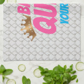 Linge De Cuisine Baking Queen Pattern for Cake and Sweets Lovers (Plié)