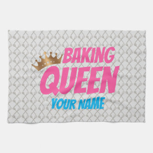 Linge De Cuisine Baking Queen Pattern for Cake and Sweets Lovers