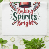 Linge De Cuisine Baking Spirits Bright Funky Baking Chef Baker (Plié)
