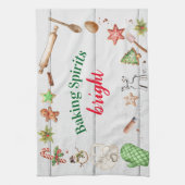 Linge De Cuisine Baking Spirits Bright Noël (Vertical)