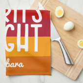 Linge De Cuisine Baking Spirituels Bright Custom Thanksgiving (Quart Plié)