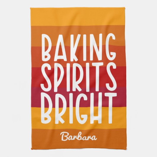 Linge De Cuisine Baking Spirituels Bright Custom Thanksgiving (Vertical)