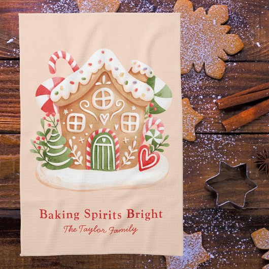Linge De Cuisine Baking Spiritueux Bright Christmas Baking