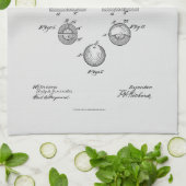 Linge De Cuisine Bal de golf 1902, Brevet (Plié)