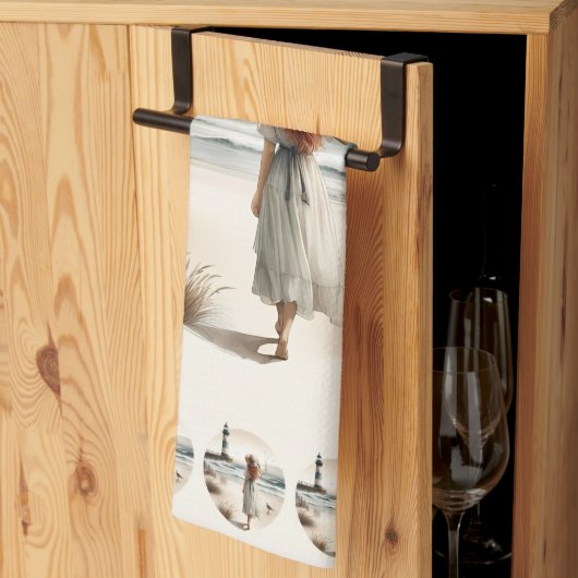 Linge De Cuisine Balade Phare (Pliage en tiers)