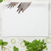 Linge De Cuisine Balbuzard pêcheur avec poisson (Plié)