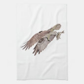 Linge De Cuisine Balbuzard pêcheur avec poisson (Vertical)