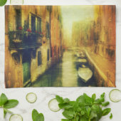Linge De Cuisine Balcon du Canal de Venise (Plié)