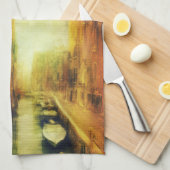 Linge De Cuisine Balcon du Canal de Venise (Quart Plié)