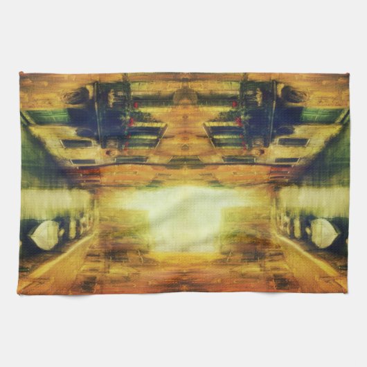 Linge De Cuisine Balcon du Canal de Venise (Horizontal)