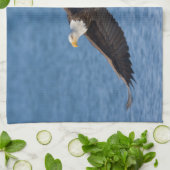 Linge De Cuisine Bald eagle in flight (Plié)