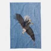 Linge De Cuisine Bald eagle in flight (Vertical)