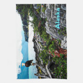 Linge De Cuisine Bald Eagle Sur La Côte De L'Alaska (Vertical)