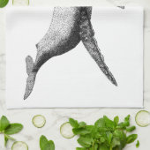 LINGE DE CUISINE BALEINE DE BOSSE GRACIEUSE (Plié)