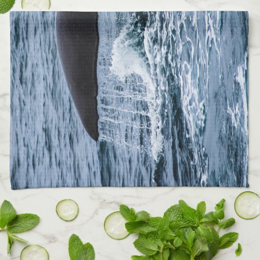 Linge De Cuisine Baleine de Sperm (Plié)