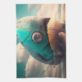 Linge De Cuisine Baleine étrange (Vertical)