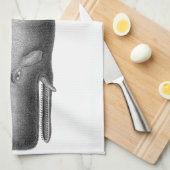 Linge De Cuisine Baleine vintage (Quart Plié)