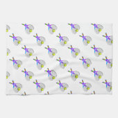 Linge De Cuisine Balle de tennis et raquettes (Horizontal)