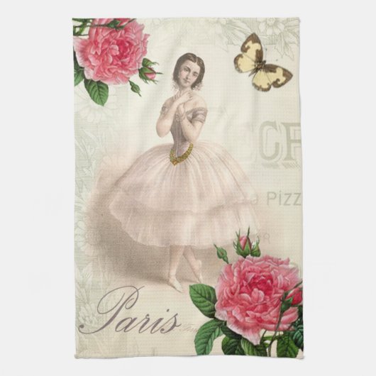 Linge De Cuisine Ballerina parisienne (Vertical)