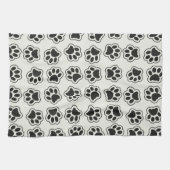 Linge De Cuisine Balles noires, Paws de chien, Paws de chat, Plan (Horizontal)
