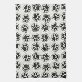 Linge De Cuisine Balles noires, Paws de chien, Paws de chat, Plan (Vertical)