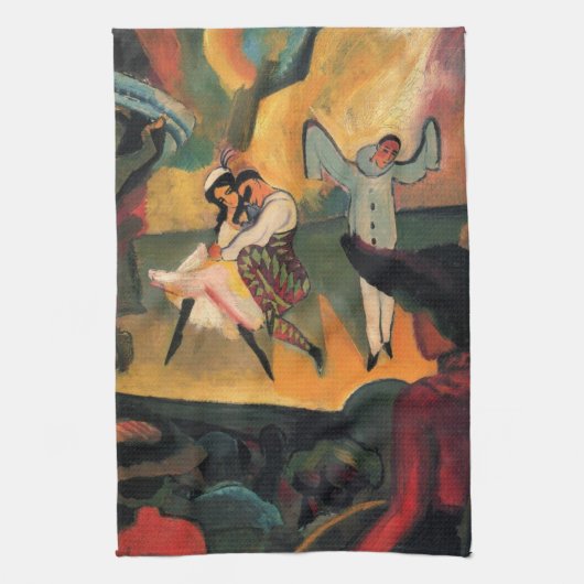 Linge De Cuisine Ballet Russes, Ballet russe par August Macke (Vertical)