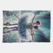 Linge De Cuisine Ballet sur glace Aurora (Horizontal)