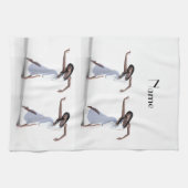 Linge De Cuisine Ballon Thunder_Cove de Danseuse blanche (Horizontal)