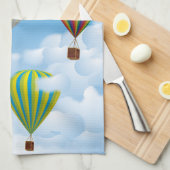 Linge De Cuisine Ballons à air chaud (Quart Plié)