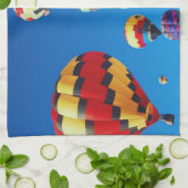 Linge De Cuisine Ballons à air chaud Ciel bleu (Plié)