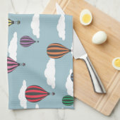 Linge De Cuisine Ballons chauds colorés (Quart Plié)