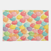 Linge De Cuisine Ballons de fête de différentes couleurs (Horizontal)