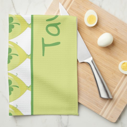 Linge De Cuisine Ballons de la Saint Patrick branchés (Quart Plié)