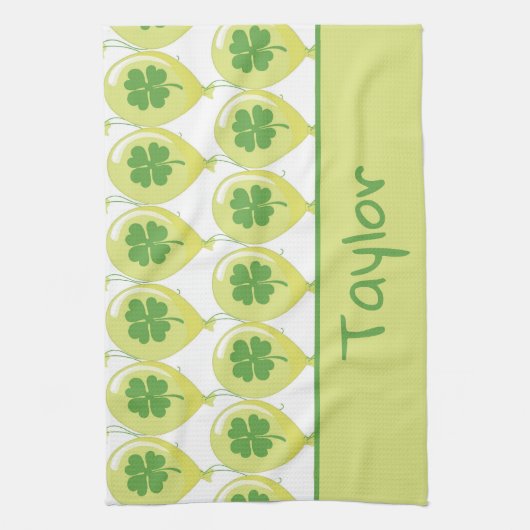 Linge De Cuisine Ballons de la Saint Patrick branchés (Vertical)