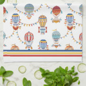 Linge De Cuisine Ballons vintages à air chaud (Plié)