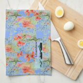 Linge De Cuisine Balsam et Lobelia Motif (Quart Plié)