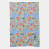 Linge De Cuisine Balsam et Lobelia Motif (Vertical)