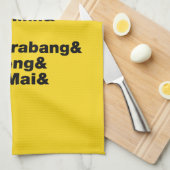 Linge De Cuisine Banana Pancake Trail / Circuit (Quart Plié)