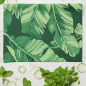 Linge De Cuisine Banane Feuille 2 (Plié)