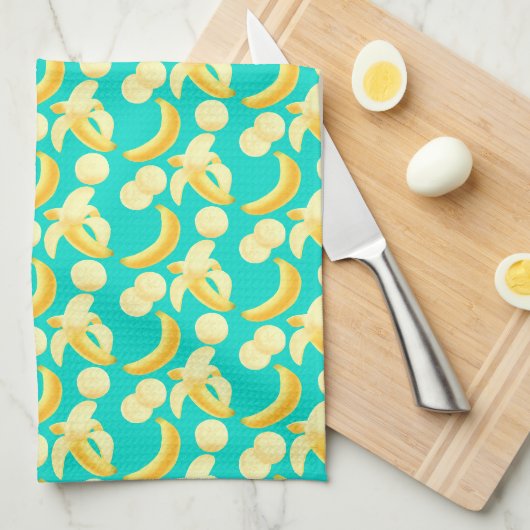Linge De Cuisine Bananes (Quart Plié)