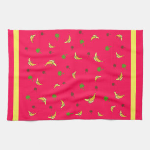 Linge De Cuisine Bananes et palmiers