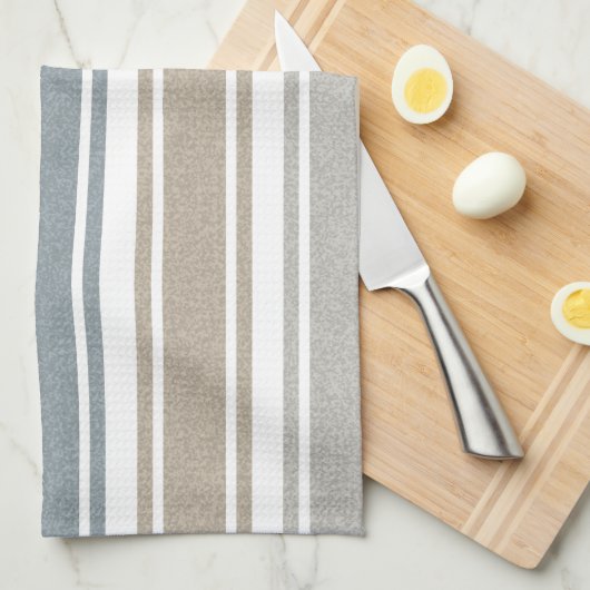 Linge De Cuisine Bande côtière mouchetée (Quart Plié)