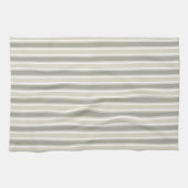 Linge De Cuisine Bande de bonbons beige (Horizontal)