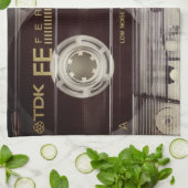 Linge De Cuisine Bande de cassettes Vintages (Plié)